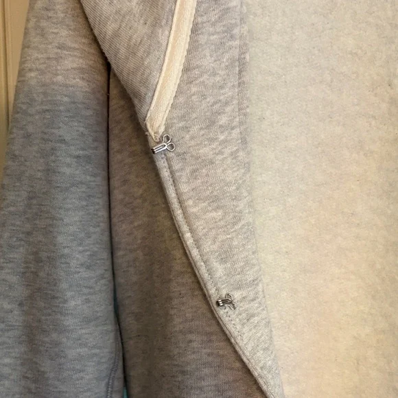 Ralph Lauren Light Gray Ruffle Sweater - Picture 3 of 7